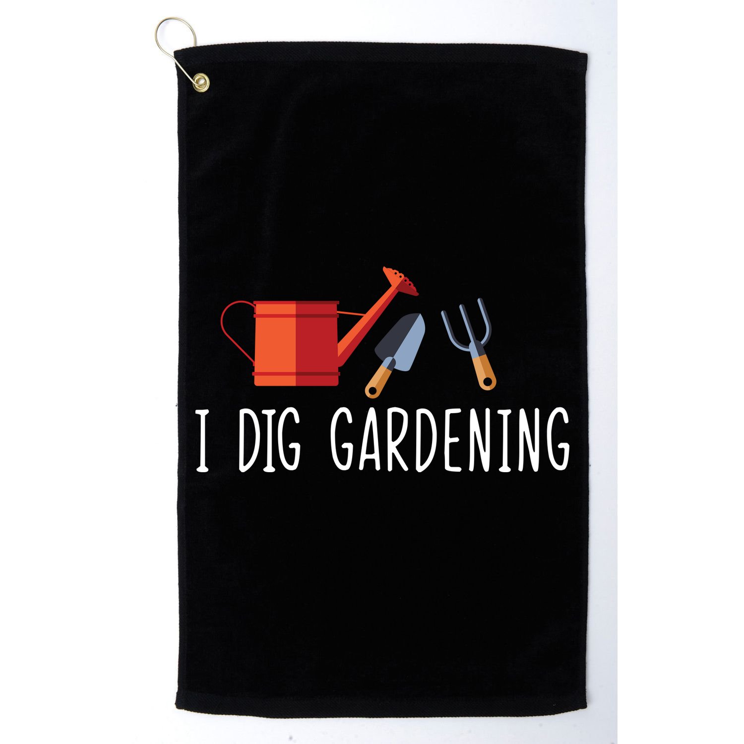 I Dig Gardening Golf Towel