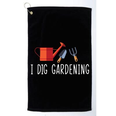 I Dig Gardening Platinum Collection Golf Towel