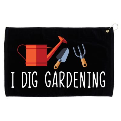 I Dig Gardening Grommeted Golf Towel