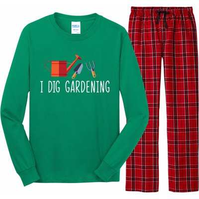 I Dig Gardening Long Sleeve Pajama Set