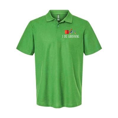 I Dig Gardening Softstyle Adult Sport Polo