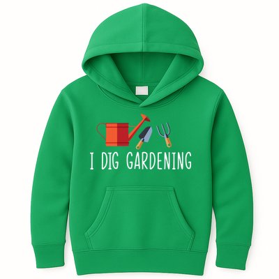 I Dig Gardening Kids Hoodie