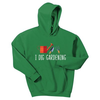 I Dig Gardening Kids Hoodie