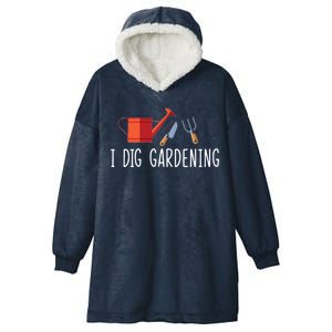 I Dig Gardening Hooded Wearable Blanket