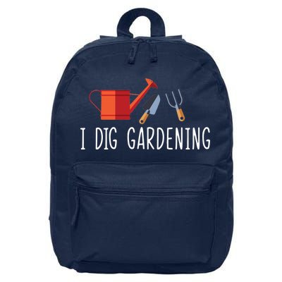 I Dig Gardening 16 in Basic Backpack