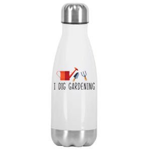 I Dig Gardening Stainless Steel Insulated Water Bottle