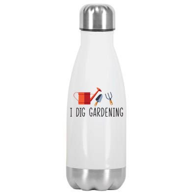 I Dig Gardening Stainless Steel Insulated Water Bottle