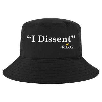 I Dissent RBG Ruth Bader Ginsburg Cool Comfort Performance Bucket Hat