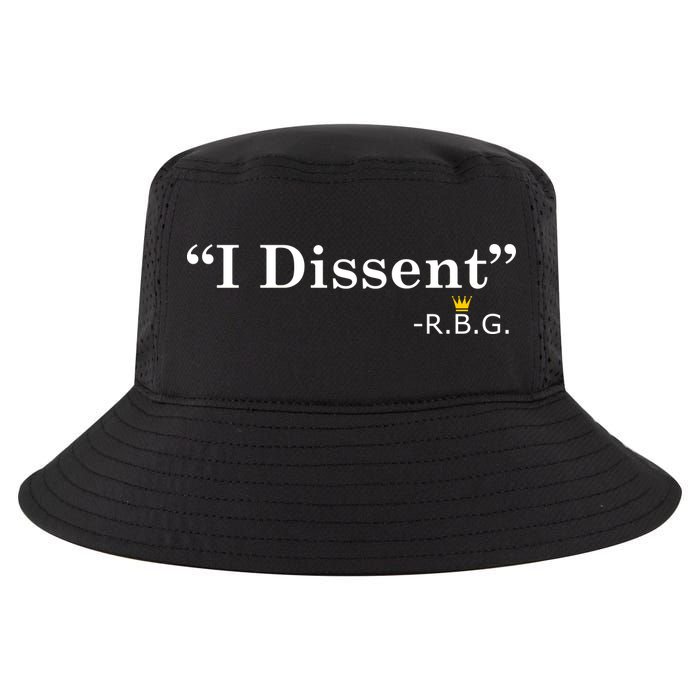 I Dissent RBG Ruth Bader Ginsburg Cool Comfort Performance Bucket Hat