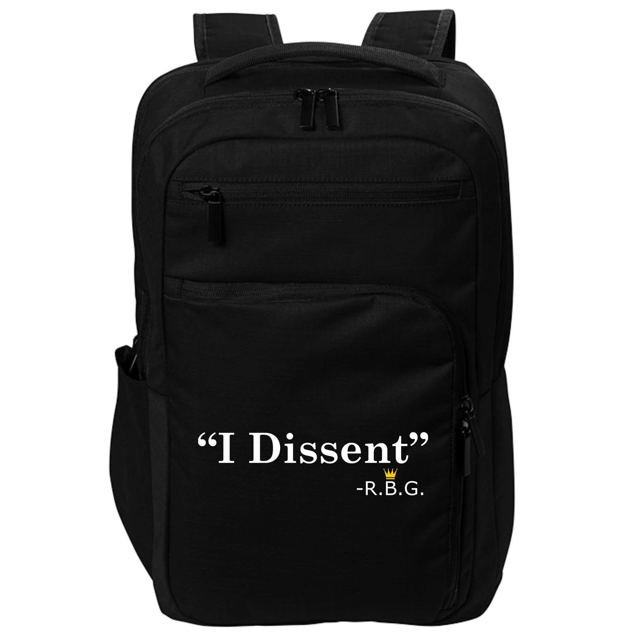 I Dissent RBG Ruth Bader Ginsburg Impact Tech Backpack
