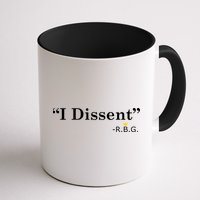 I Dissent RBG Ruth Bader Ginsburg Mug