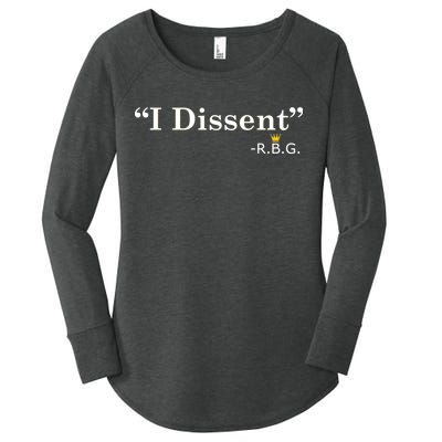 I Dissent RBG Ruth Bader Ginsburg Women's Perfect Tri Tunic Long Sleeve Shirt