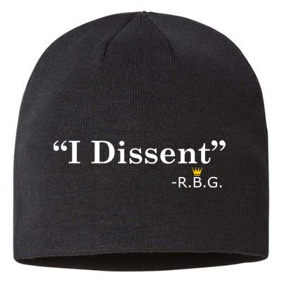I Dissent RBG Ruth Bader Ginsburg Sustainable Beanie