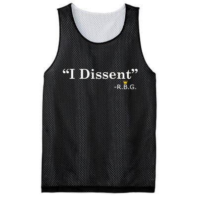 I Dissent RBG Ruth Bader Ginsburg Mesh Reversible Basketball Jersey Tank