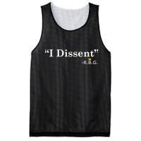I Dissent RBG Ruth Bader Ginsburg Mesh Reversible Basketball Jersey Tank