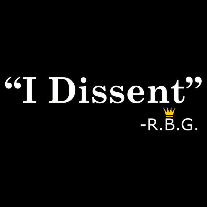 I Dissent RBG Ruth Bader Ginsburg Premium T-Shirt