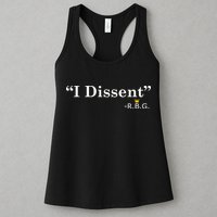 I Dissent RBG Ruth Bader Ginsburg Womens Tank Top