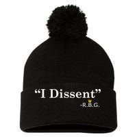 I Dissent RBG Ruth Bader Ginsburg Pom Pom 12in Knit Beanie