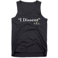 I Dissent RBG Ruth Bader Ginsburg Tank Top
