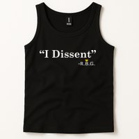 I Dissent RBG Ruth Bader Ginsburg Tank Top