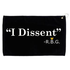 I Dissent RBG Ruth Bader Ginsburg Grommeted Golf Towel