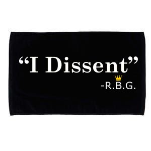 I Dissent RBG Ruth Bader Ginsburg Microfiber Hand Towel