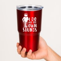 I Do All My Own Stunts Stick Figure Tumbler