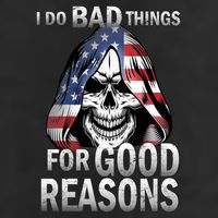 I Do Bad Things For Good Reasons 15oz Campfire Ceramic Mug