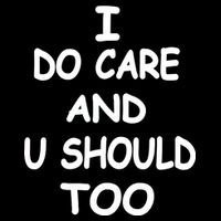 I Do Care U Should Too City Backpack