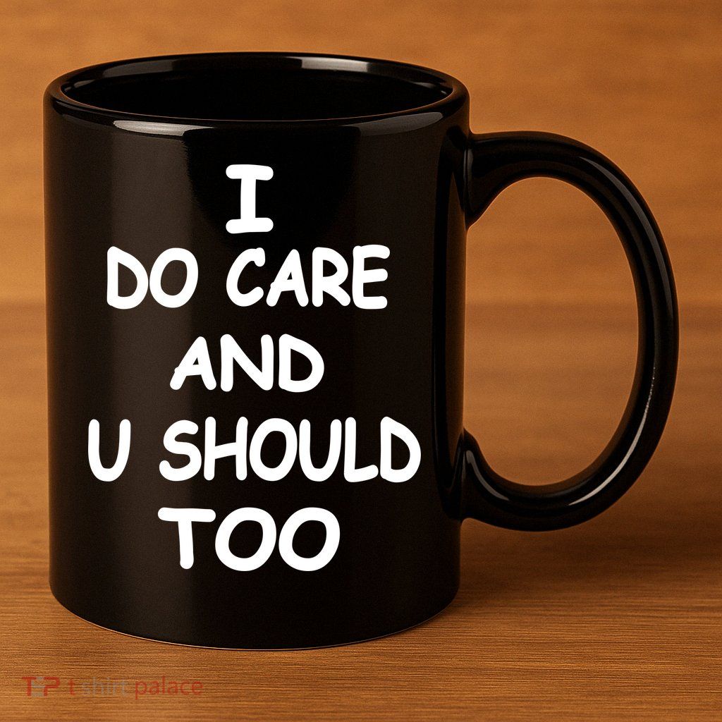 I Do Care U Should Too 11oz C Handle Ceramic Mug