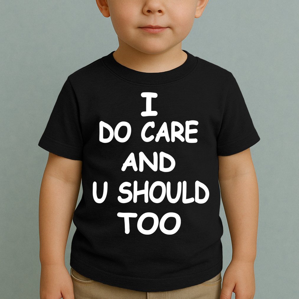 I Do Care U Should Too Toddler T-Shirt