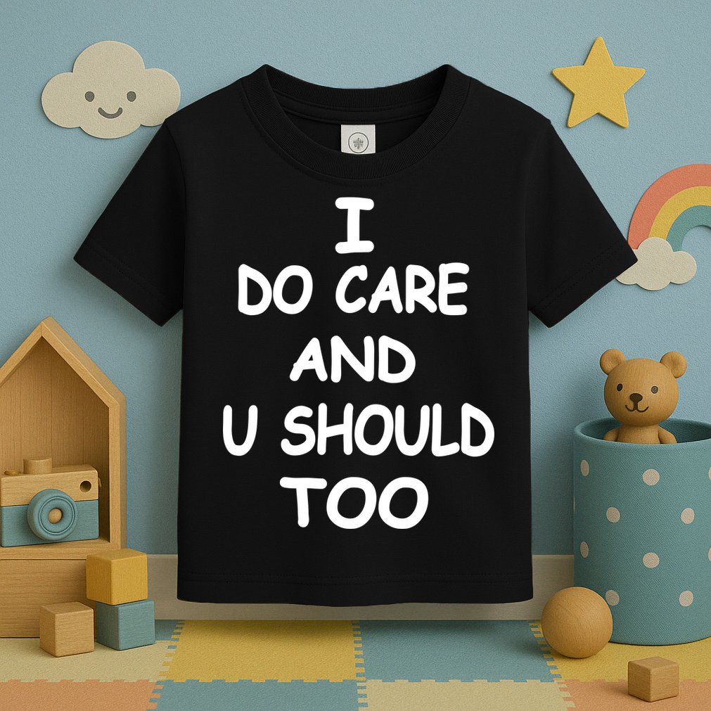 I Do Care U Should Too Toddler T-Shirt