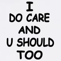 I Do Care U Should Too Garment-Dyed Sweatshirt