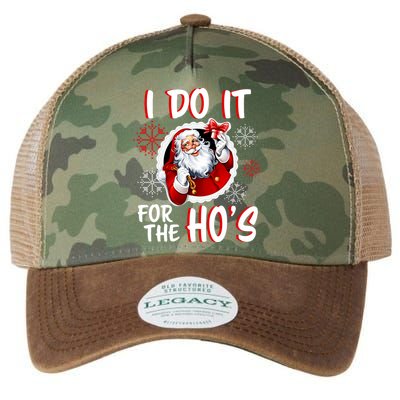 I Do It For the Ho's Funny Santa Claus Legacy Tie Dye Trucker Hat