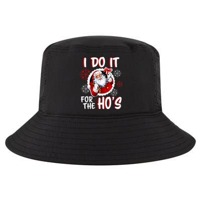 I Do It For the Ho's Funny Santa Claus Cool Comfort Performance Bucket Hat