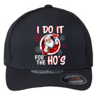 I Do It For the Ho's Funny Santa Claus Flexfit Unipanel Trucker Cap