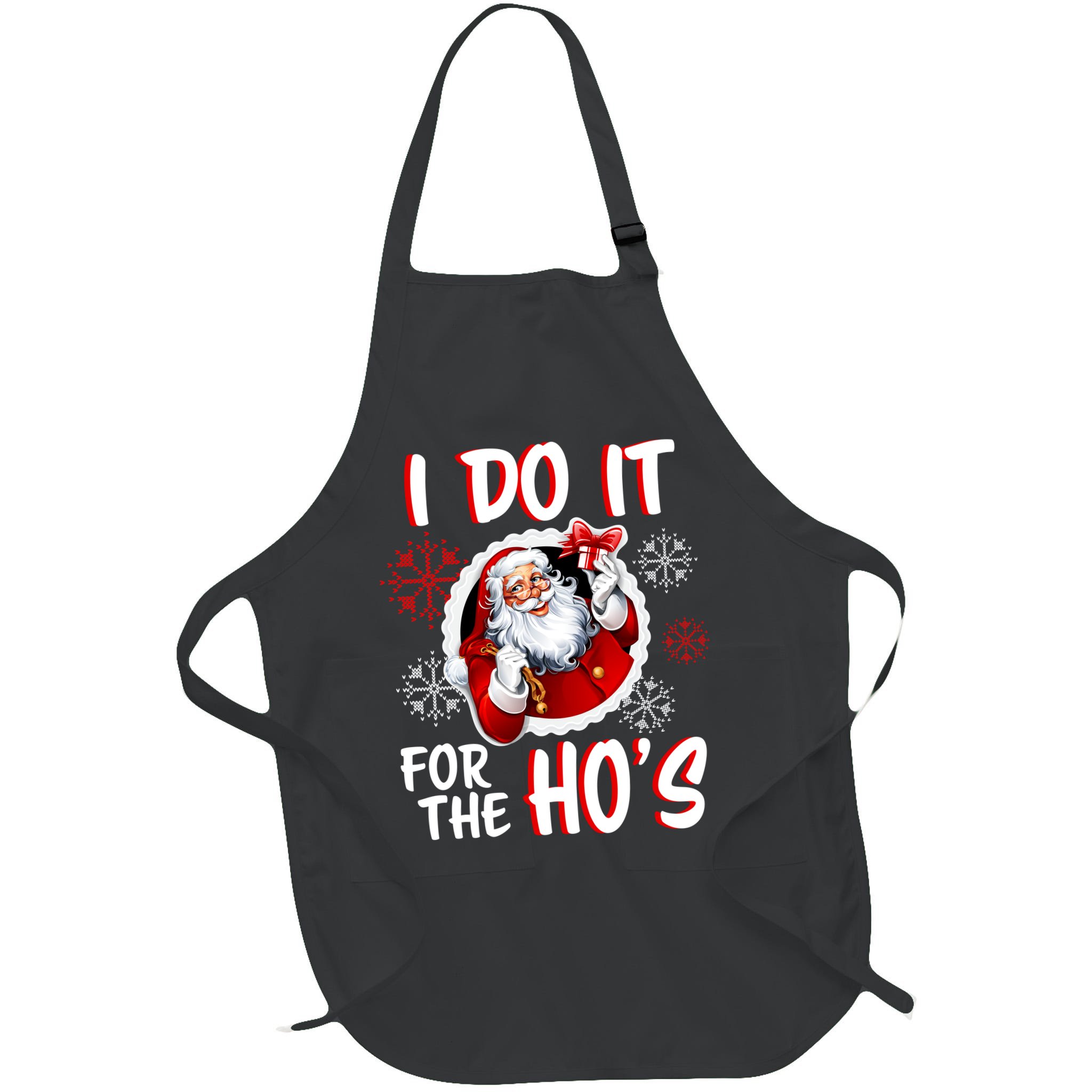 I Do It For the Ho's Funny Santa Claus Apron