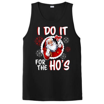 I Do It For the Ho's Funny Santa Claus PosiCharge Competitor Tank