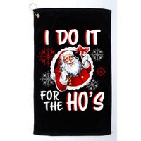 I Do It For the Ho's Funny Santa Claus Golf Towel