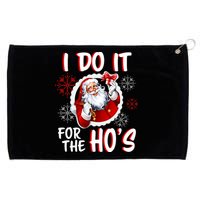 I Do It For the Ho's Funny Santa Claus Grommeted Golf Towel