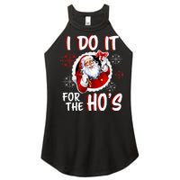 I Do It For the Ho's Funny Santa Claus Women's Perfect Tri Rocker Tank