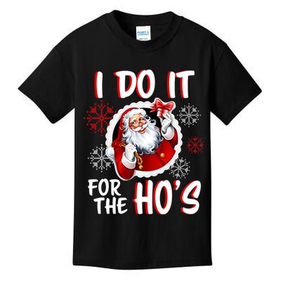 I Do It For the Ho's Funny Santa Claus Kids T-Shirt