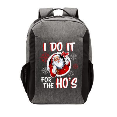 I Do It For the Ho's Funny Santa Claus Vector Backpack