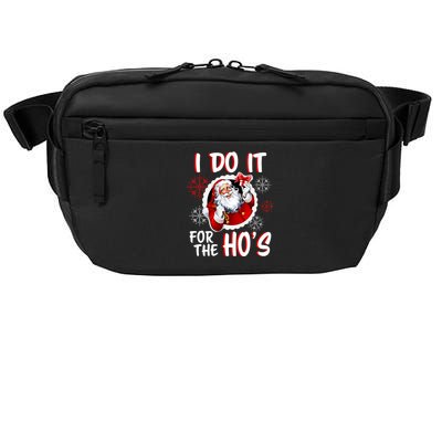 I Do It For the Ho's Funny Santa Claus Crossbody Pack