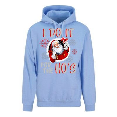 I Do It For the Ho's Funny Santa Claus Unisex Surf Hoodie