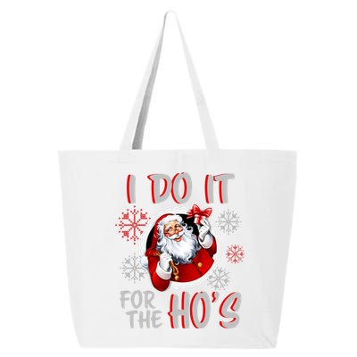 I Do It For the Ho's Funny Santa Claus 25L Jumbo Tote