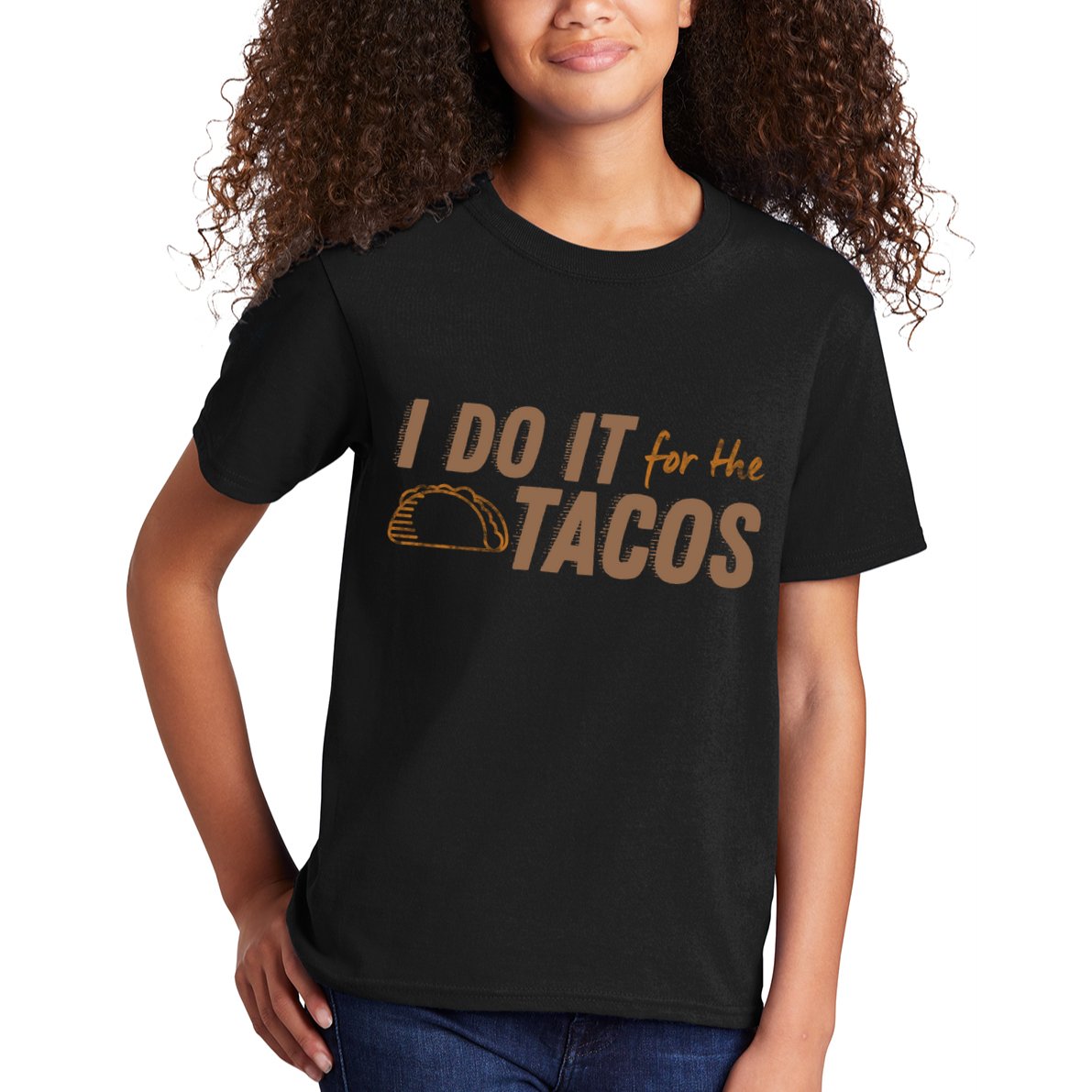 I Do It For The Tacos Kids T-Shirt