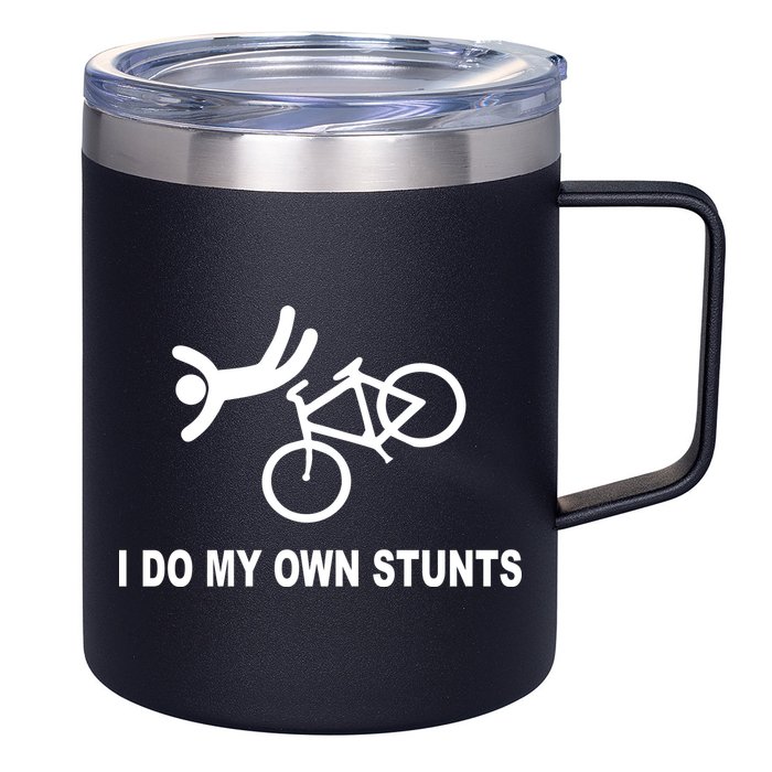 I Do My Own Stunts 12oz Stainless Steel Coffee Mug