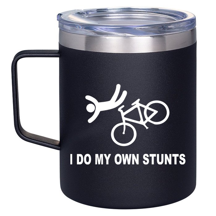 I Do My Own Stunts 12oz Stainless Steel Coffee Mug