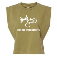 I Do My Own Stunts Garment-Dyed Women's Muscle Tee